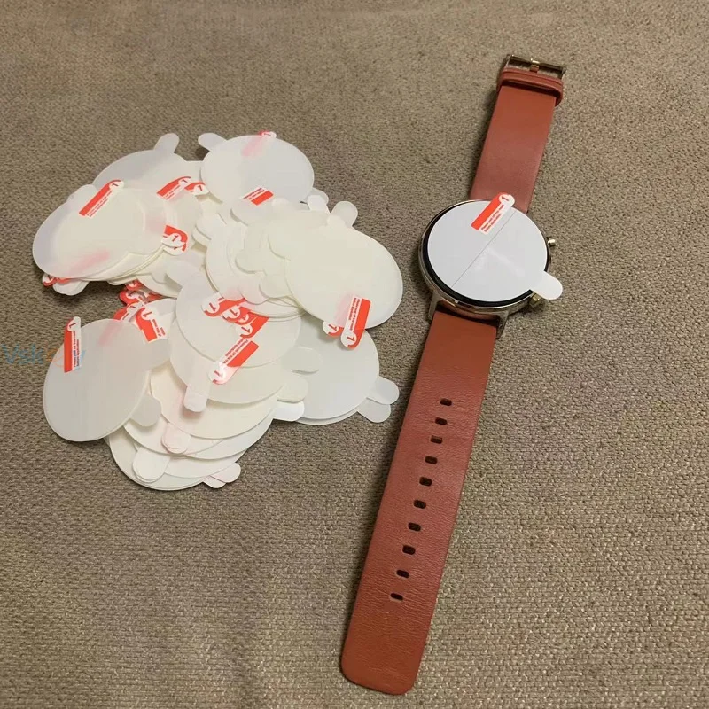 100PCS Soft TPU Hydrogel Film for Smart Watch Diameter 35mm 36mm 37mm 38mm 39mm 34mm 40mm 41mm 42mm 43mm 34mm Screen Protector