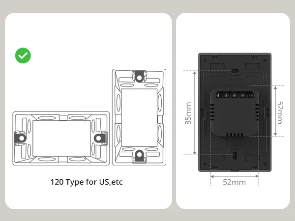 SONOFF M5 Matter SwitchMan Smart Wall Switch 120 Type Push Button Switch Smart Home Wall Panel Matter Compatibility Apple Home