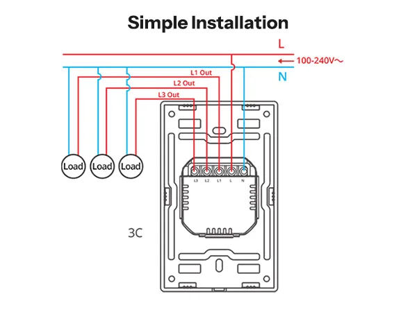 SONOFF M5 Matter SwitchMan Smart Wall Switch 120 Type Push Button Switch Smart Home Wall Panel Matter Compatibility Apple Home