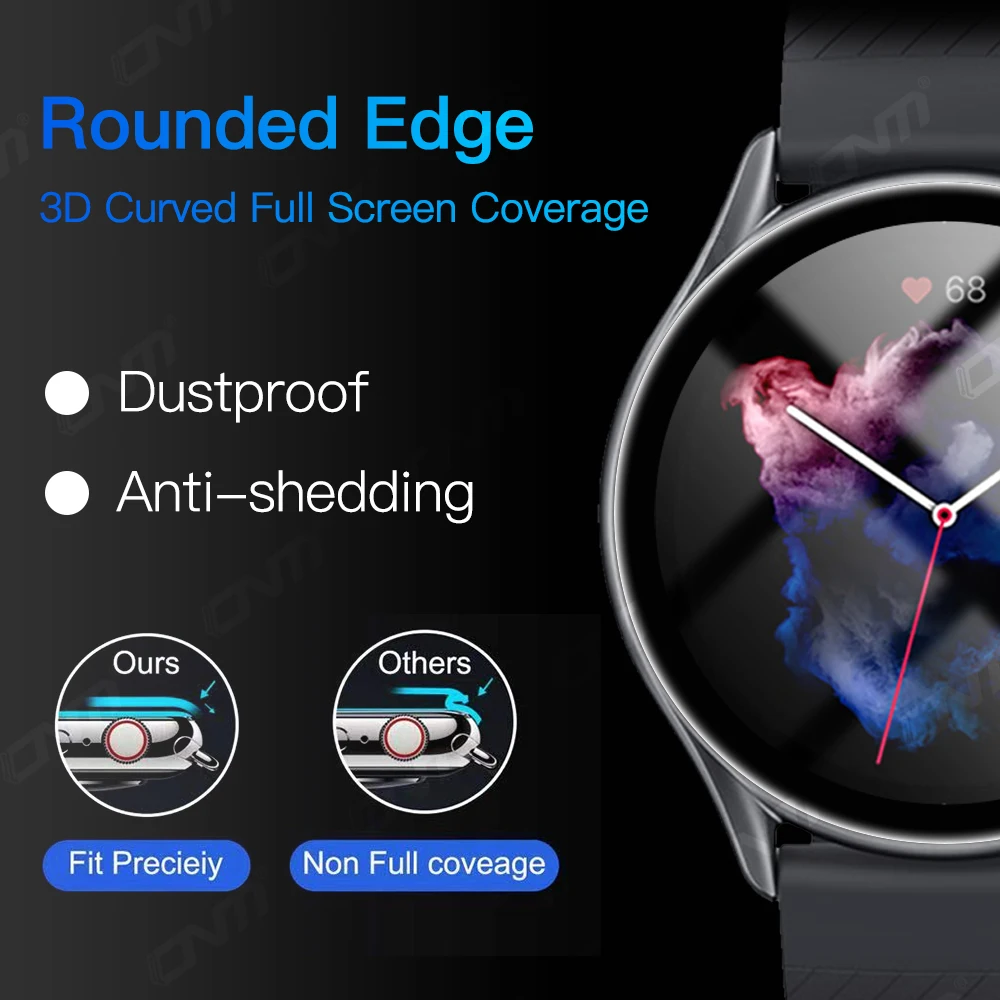 5D Soft Protective Film For Amazfit GTR 4 3 Pro 2 2E Full Cover Screen Protector for Amazfit GTR4 GTR3 Smart Watch (Not Glass)
