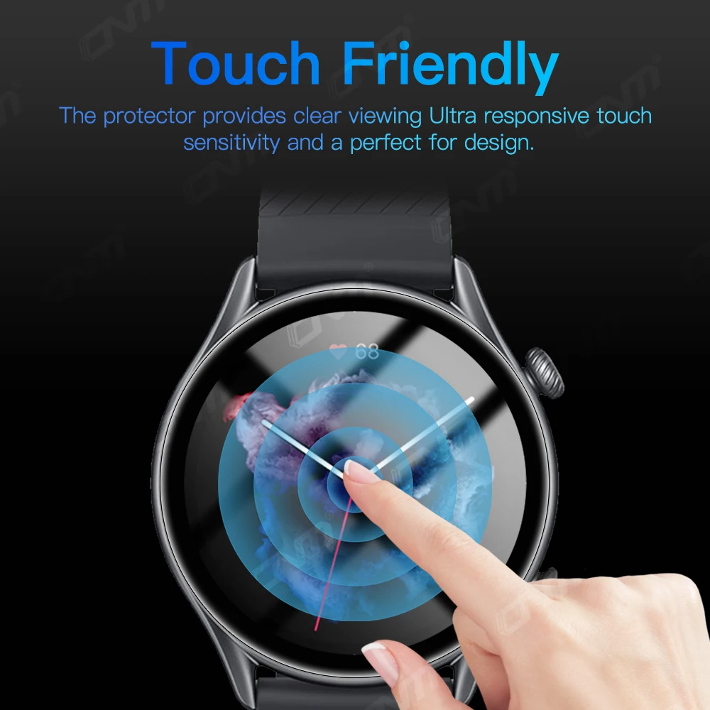 5D Soft Protective Film For Amazfit GTR 4 3 Pro 2 2E Full Cover Screen Protector for Amazfit GTR4 GTR3 Smart Watch (Not Glass)