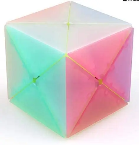 QiYi Dino Cube 3X3 Magic Speed Cubo Qiyi X Cube Stickerless Professional Puzzle Fidget Toys Children's Gifts