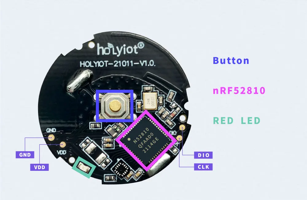 Holyiot NRF52810 BLE 5.0 High Performance Low Power Consumption Module Indoor Positioning