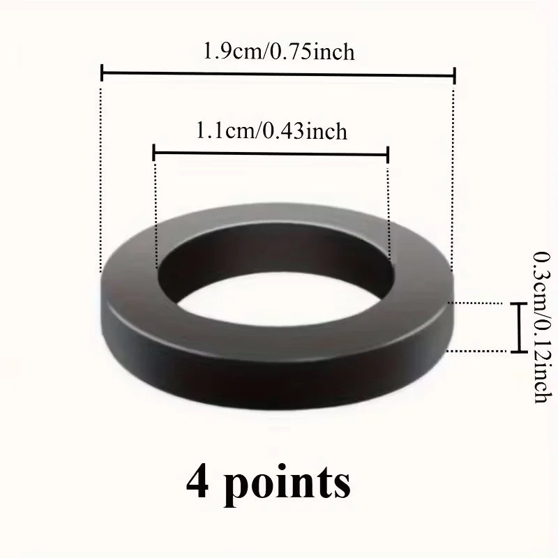 30Pcs rubber O-ring set-suitable for bellows, shower hose, faucet, water heater and regulating valve