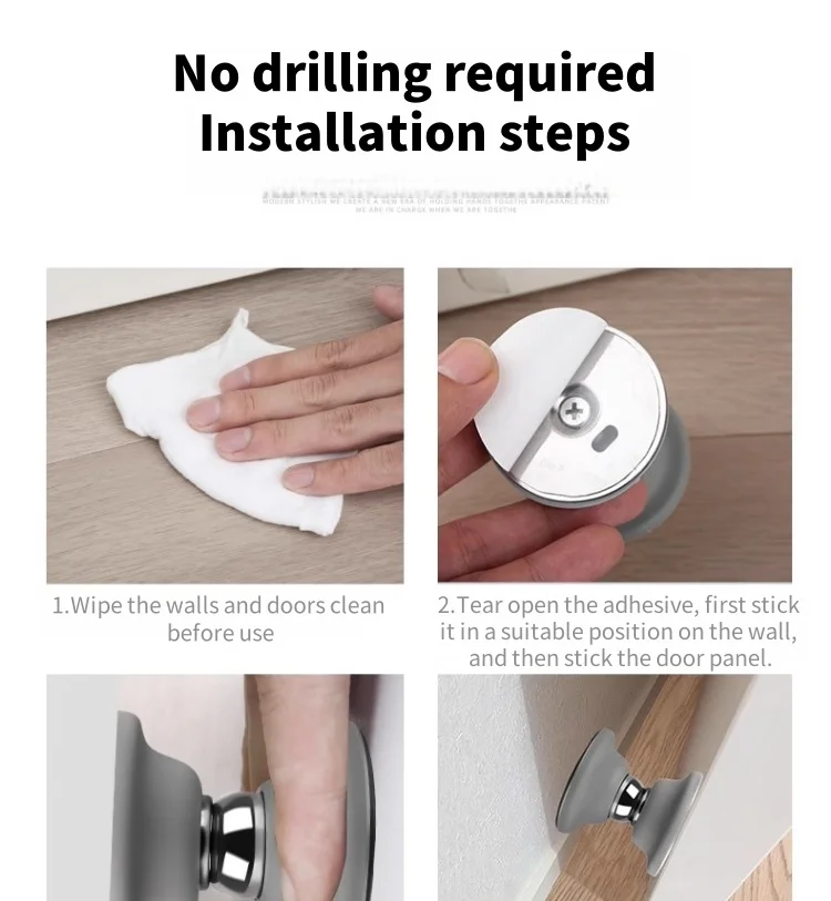 Silicone Door Suck Touch Silicone Anti-collision Door Hotel Household Strong Magnetic Strong Mute Door Stall Door Stopper