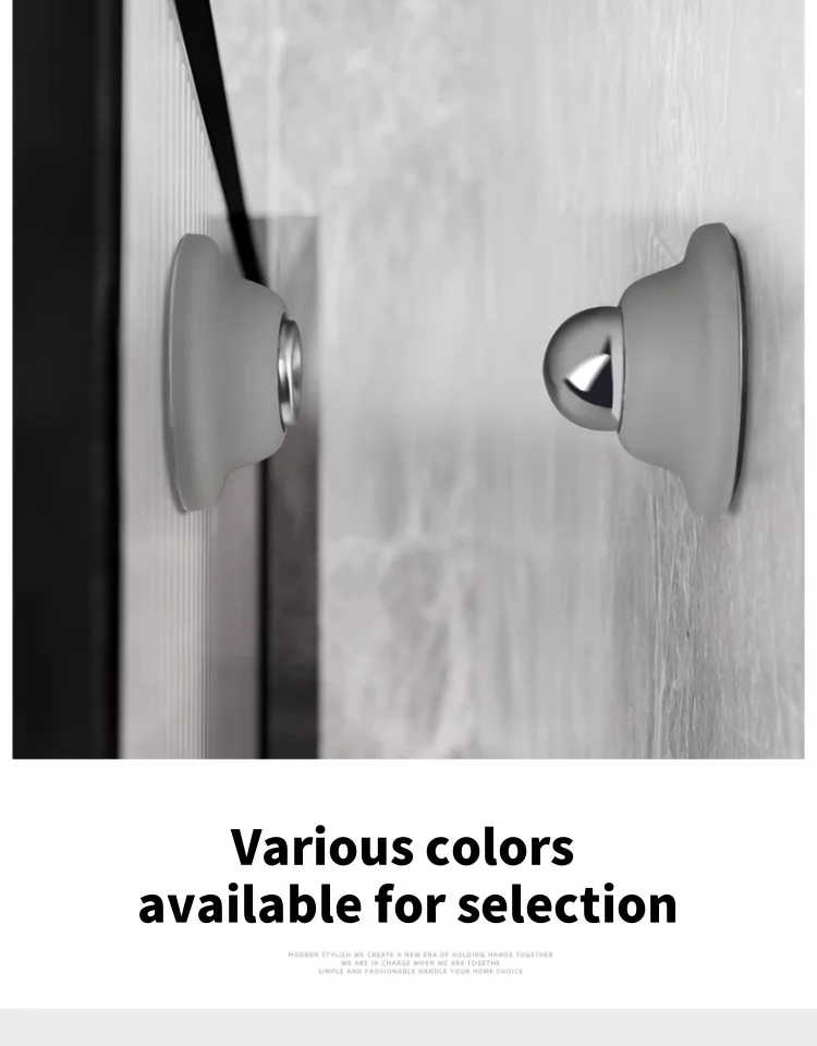 Silicone Door Suck Touch Silicone Anti-collision Door Hotel Household Strong Magnetic Strong Mute Door Stall Door Stopper