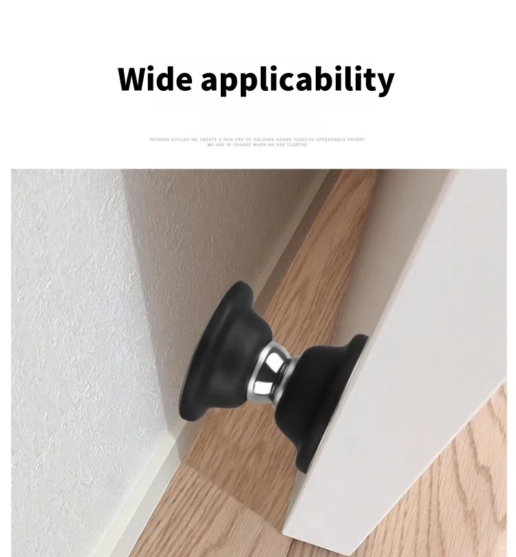 Silicone Door Suck Touch Silicone Anti-collision Door Hotel Household Strong Magnetic Strong Mute Door Stall Door Stopper