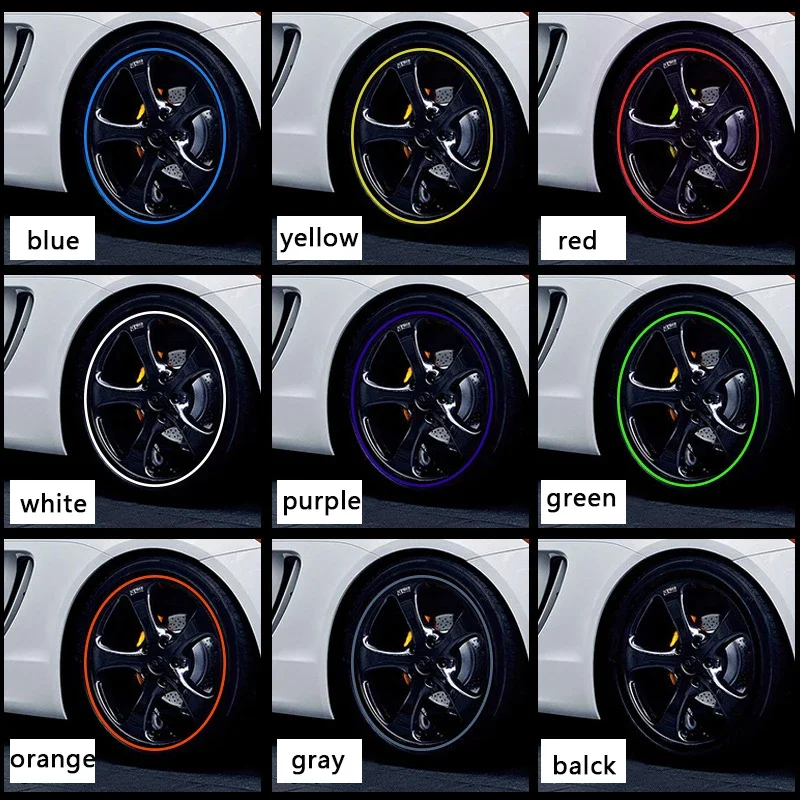 Universal Car Rim Protect Strip Wheel Edge Protector Car Wheel Sticker Tire Protection Care Covers Car Styling
