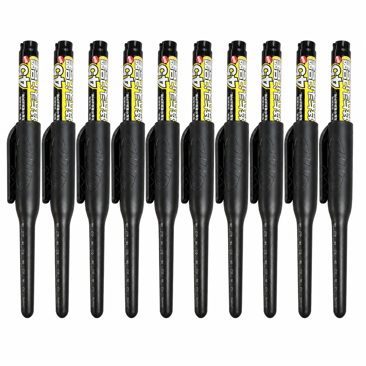 1-6Pcs 45mm Waterproof Long Head Nib Deep Hole Markers Pen Tile Carpenter Pen Multi-purpose for Woodworking Black/Blue/Red Ink