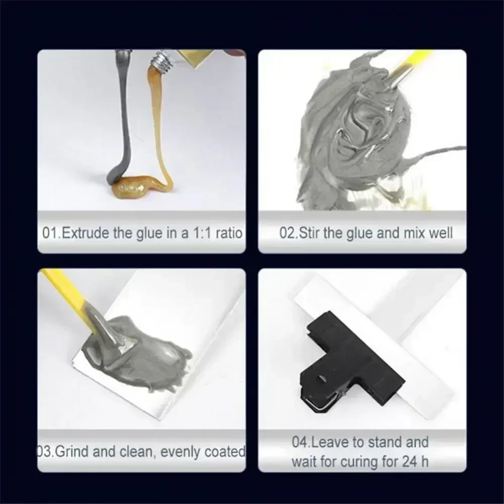 Home High Temperature Glue For Metal Welding Strength Repair Resistant Magic AB A Plastic Wood B Adhesive Purpose Bi Component