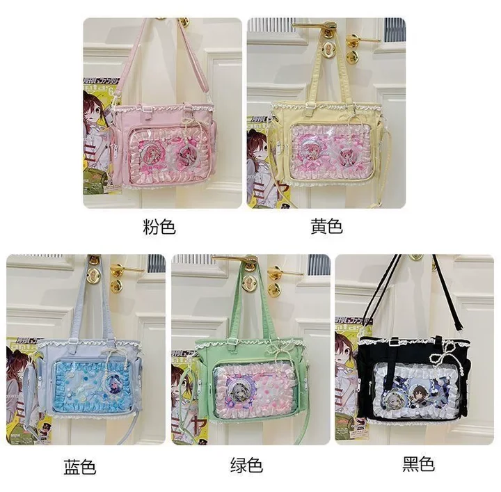 Ballet Girl Large Appetite Itabag Japanese Two-Dimension Single Shoulder Crossbody Bag Gift For Friends Women'S Handbag