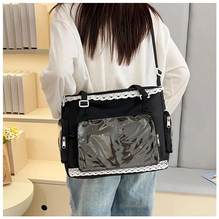 Ballet Girl Large Appetite Itabag Japanese Two-Dimension Single Shoulder Crossbody Bag Gift For Friends Women'S Handbag