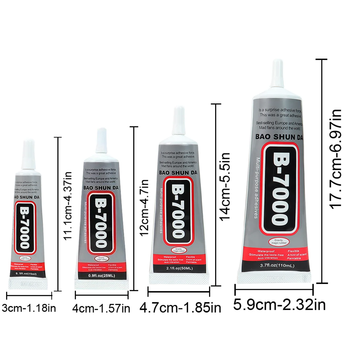 B7000 Mobile Phone Screen High-Strength Waterproof Adhesive, Universal Phone Glass Bonding Agent, 15/25/50/110ml Fast B7000 Glue