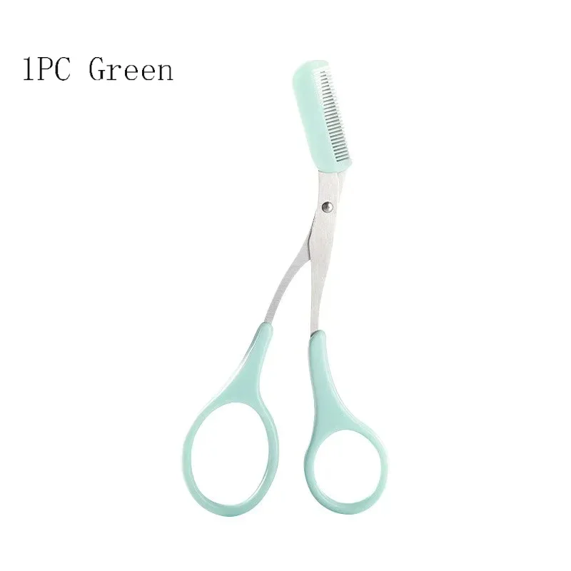 1/3PCS Eyebrow Trimmer Makeup Tools Stainless Steel Eyebrow Scissors with Comb Hair Removal Eyebrows Shaping Makeup Tools