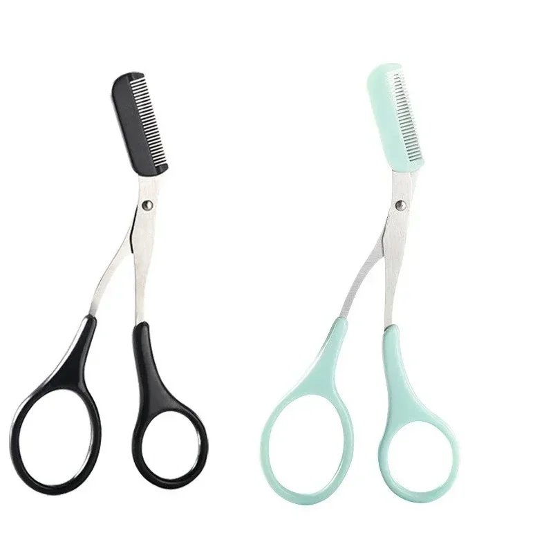 1/3PCS Eyebrow Trimmer Makeup Tools Stainless Steel Eyebrow Scissors with Comb Hair Removal Eyebrows Shaping Makeup Tools