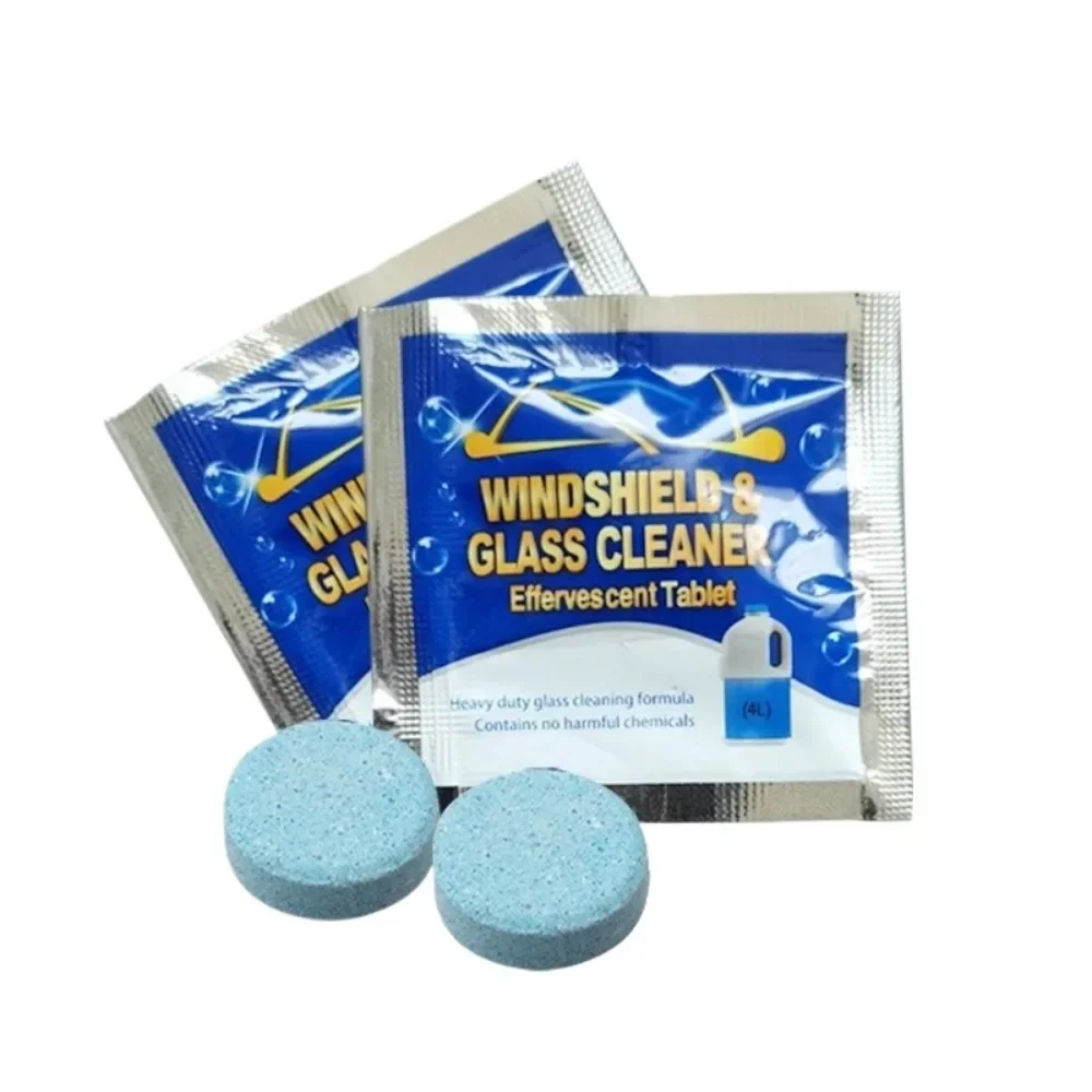 Solid Cleaner Car Windscreen Cleaner Effervescent Tablet Auto Wiper Glass Solid Cleaning Concentrated Tablets Detergent
