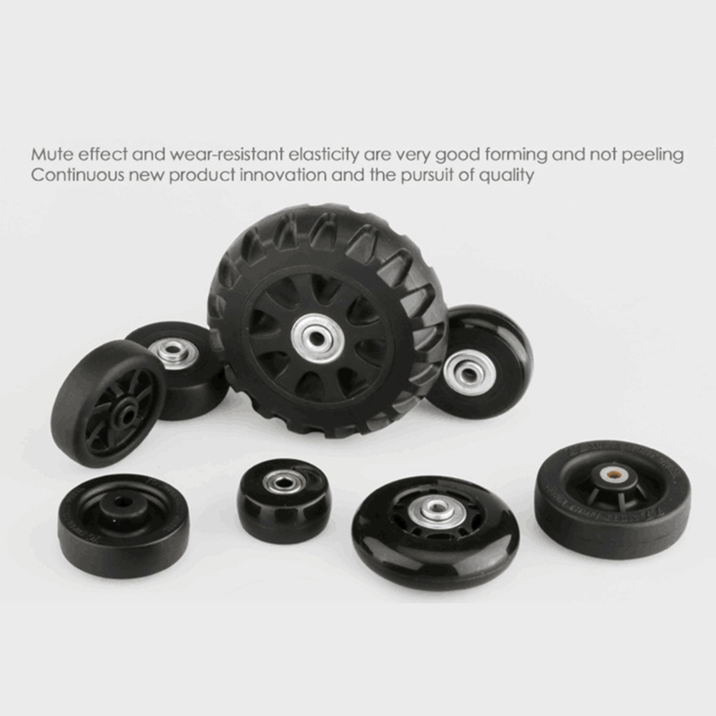 1 Pc Universal Suitcase Wheel Trolley Travel Flexible Mute Luggage Suitcase Swivel Wheel Replacement Repair Accessory