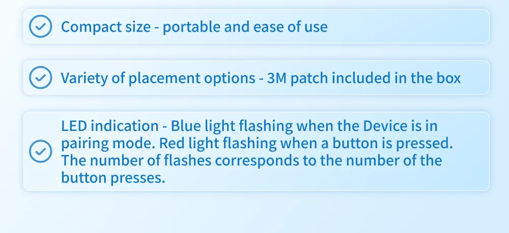 Shelly BLU RC Button 4 ZB Zigbee Remote Control Smart Light Switch Bluetooth Work With Home Assistant Multiclick Action Trigger