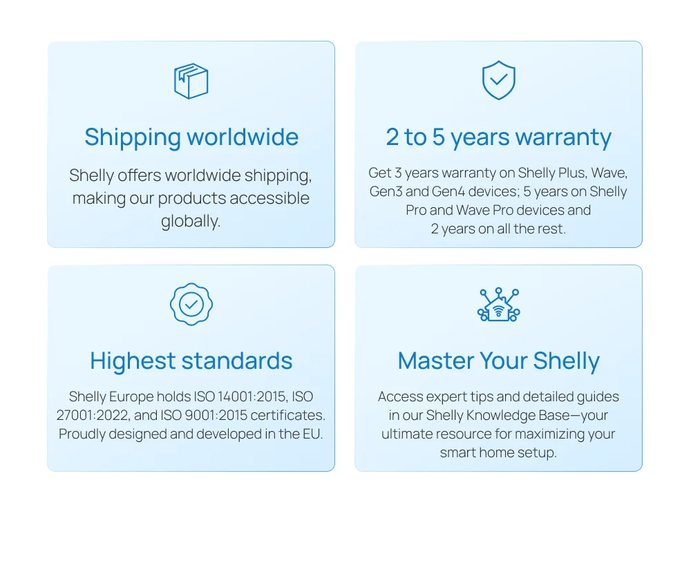 Shelly BLU RC Button 4 ZB Zigbee Remote Control Smart Light Switch Bluetooth Work With Home Assistant Multiclick Action Trigger
