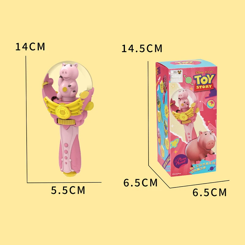 Authentic Disney Pixar clockwork Rotating Magic Wand LOTSO ALIENS HAMM REX Model Decoration Children's Toys Christmas Gift DOLL