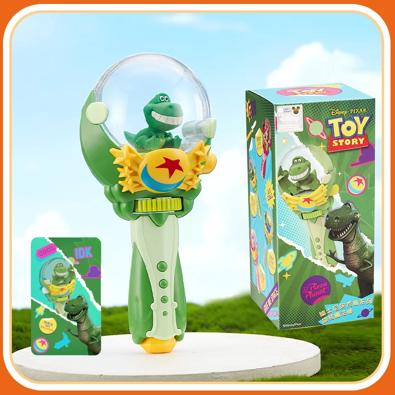 Authentic Disney Pixar clockwork Rotating Magic Wand LOTSO ALIENS HAMM REX Model Decoration Children's Toys Christmas Gift DOLL