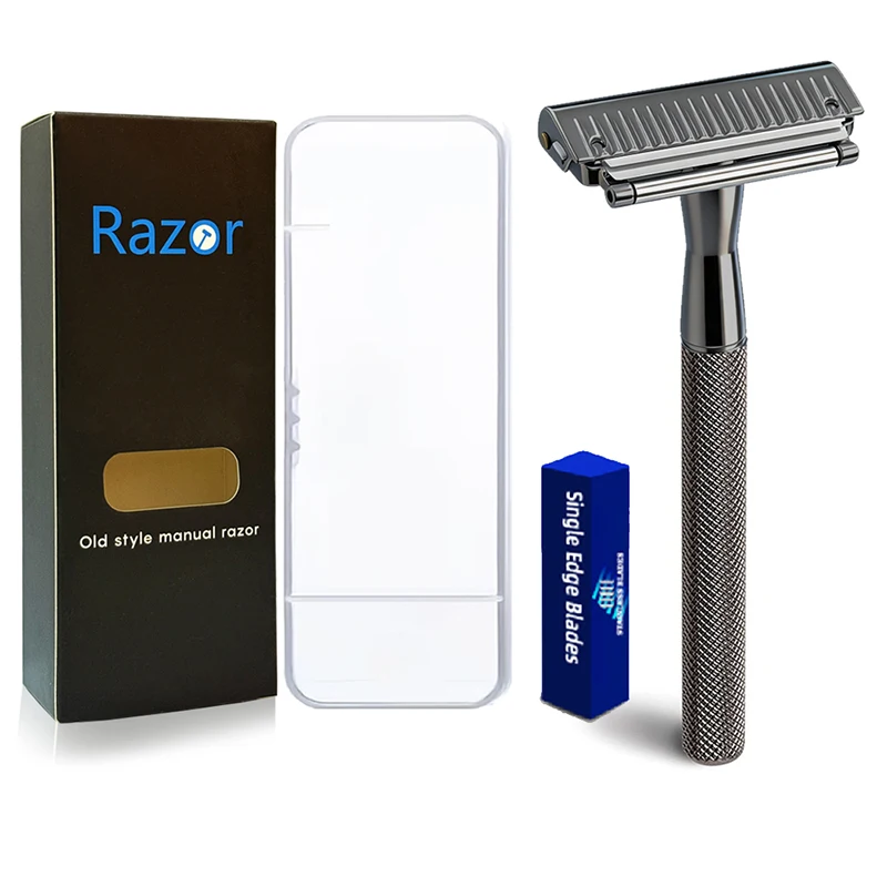 Whityle 22T Second Generation Safety Razor Advanced Double Shaving System Shaver for Man with Glide Roller Shave M5 Head Design