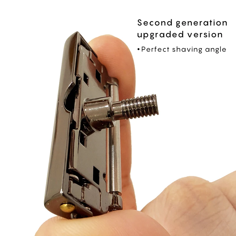 Whityle 22T Second Generation Safety Razor Advanced Double Shaving System Shaver for Man with Glide Roller Shave M5 Head Design