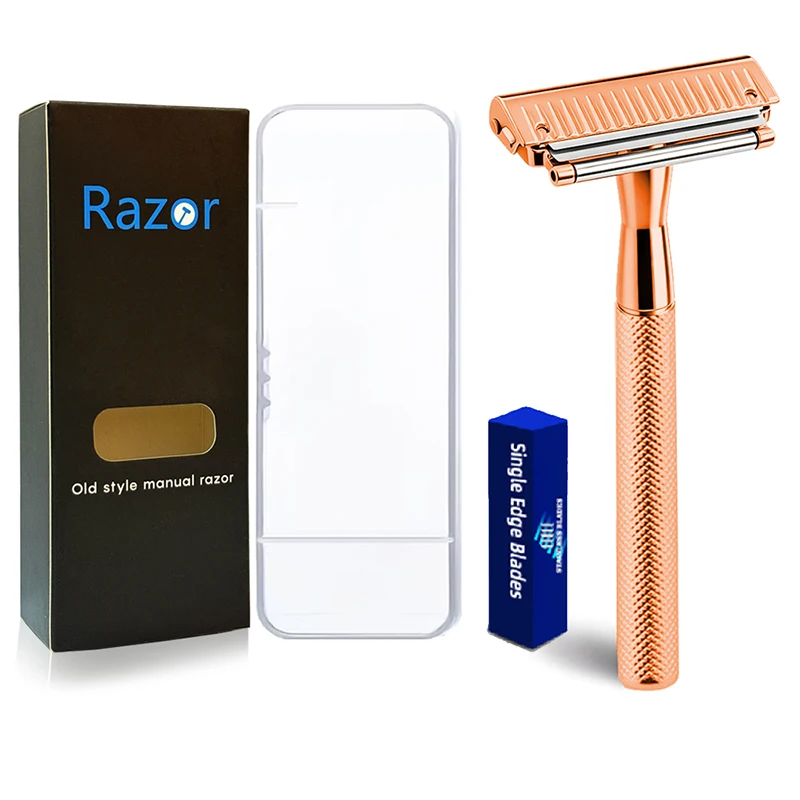 Whityle 22T Second Generation Safety Razor Advanced Double Shaving System Shaver for Man with Glide Roller Shave M5 Head Design