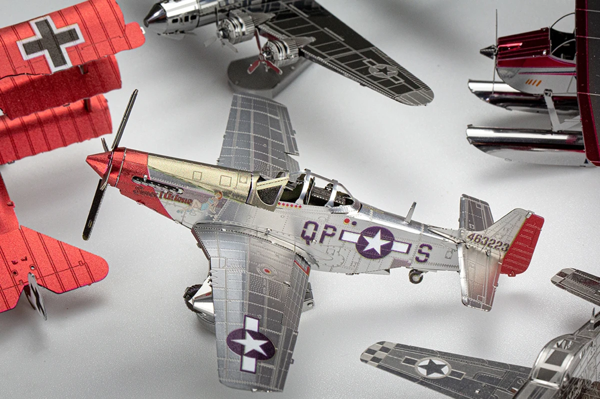 3D Metal Puzzle Model Kits DIY Laser Cut Jigsaw Toy for Children Educational Building Crafts