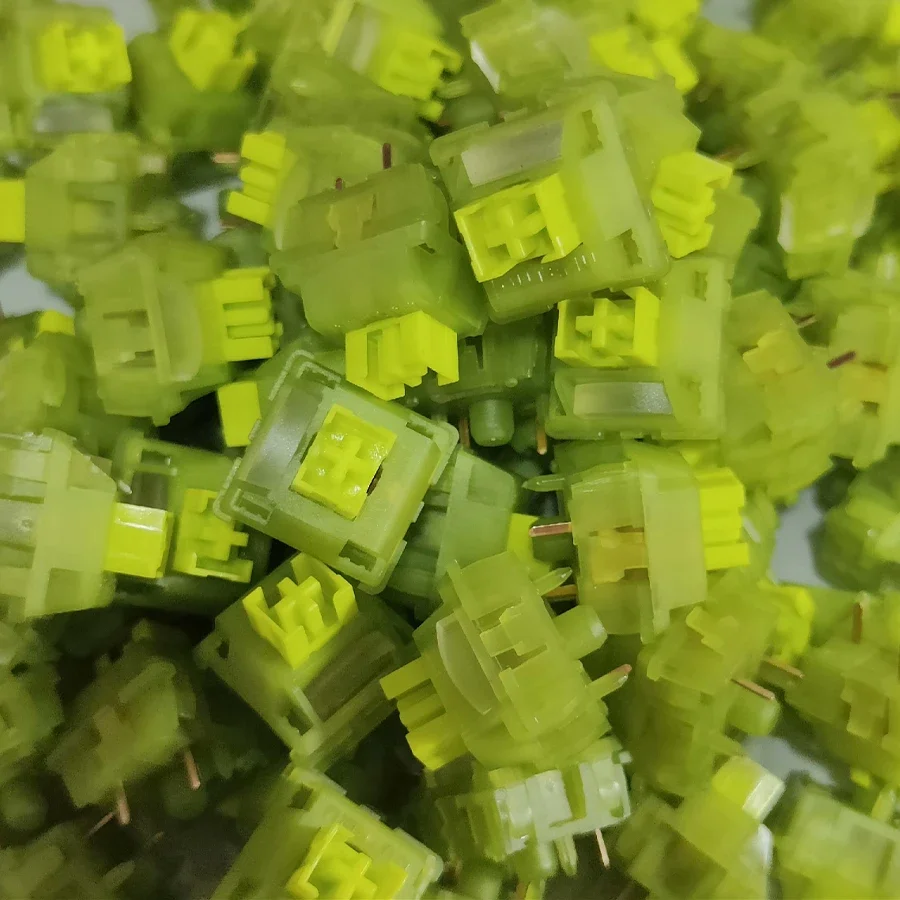 Outemu Silent Peach V3 Switch Lubed Silent Lemon V3 Switches Mechanical Keyboard Linear Tactile 5Pin Hot Swap Pre Lubed POM