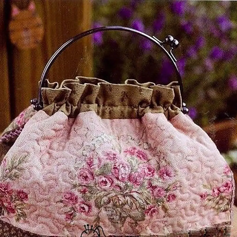 New Mini Metal Purse Frame Kiss Clasp Bag Hardware Vintage Bag Kiss Clasp Lock Purse Clasp Frame DIY Craft
