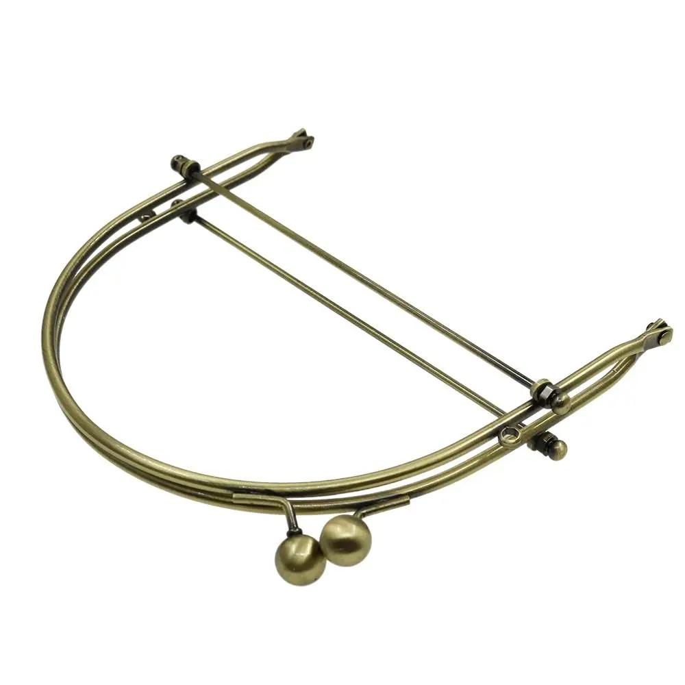 New Mini Metal Purse Frame Kiss Clasp Bag Hardware Vintage Bag Kiss Clasp Lock Purse Clasp Frame DIY Craft