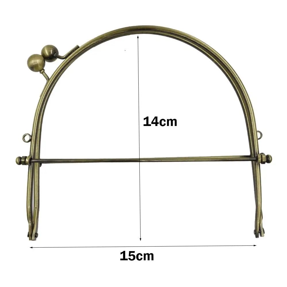 New Mini Metal Purse Frame Kiss Clasp Bag Hardware Vintage Bag Kiss Clasp Lock Purse Clasp Frame DIY Craft