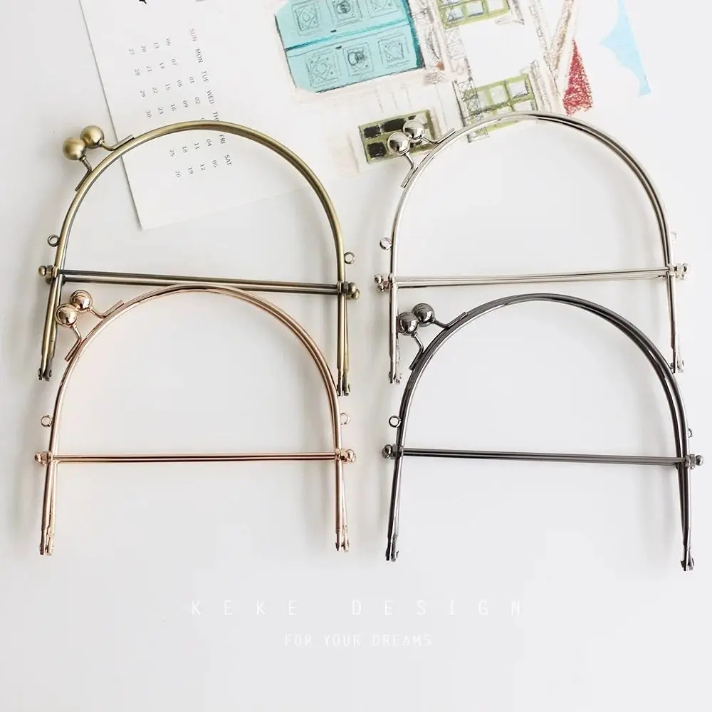 New Mini Metal Purse Frame Kiss Clasp Bag Hardware Vintage Bag Kiss Clasp Lock Purse Clasp Frame DIY Craft