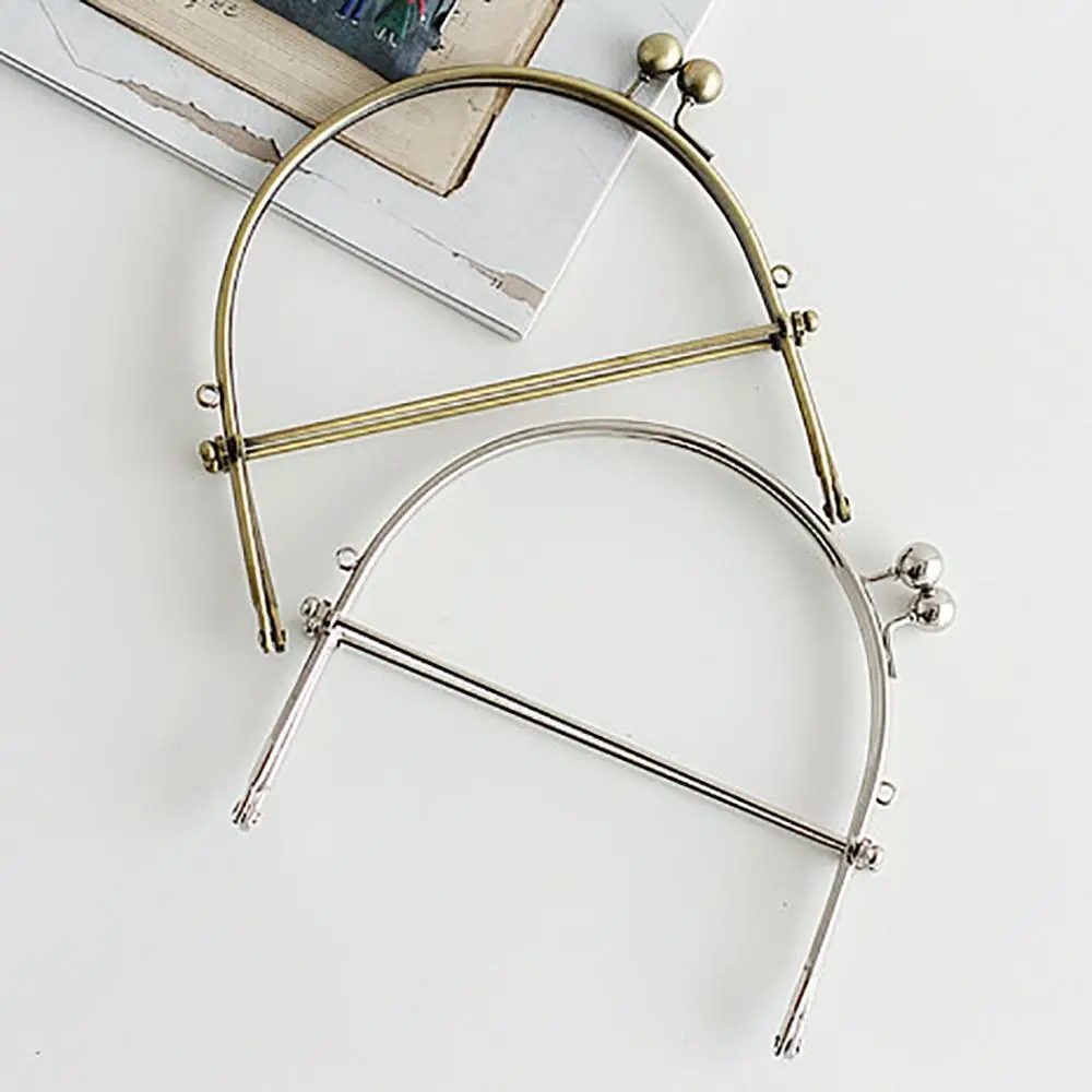New Mini Metal Purse Frame Kiss Clasp Bag Hardware Vintage Bag Kiss Clasp Lock Purse Clasp Frame DIY Craft