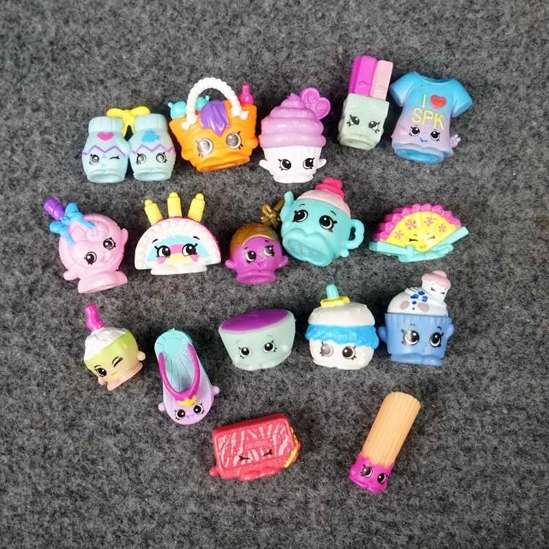 Shopkins Blind Bags Supermarket Mini Figurines Fruits Elfs Miniature Toy Cute Decoration Collectibles Simulation Model Kid Gifts
