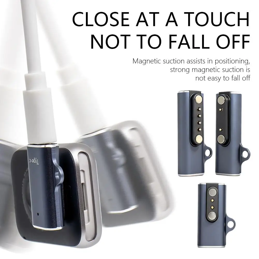 Bone Conduction Headphone Charging Adapter Indicator Light Aluminium Alloy Type-C to 7.62 2/4 Pin Converter Stable Safe