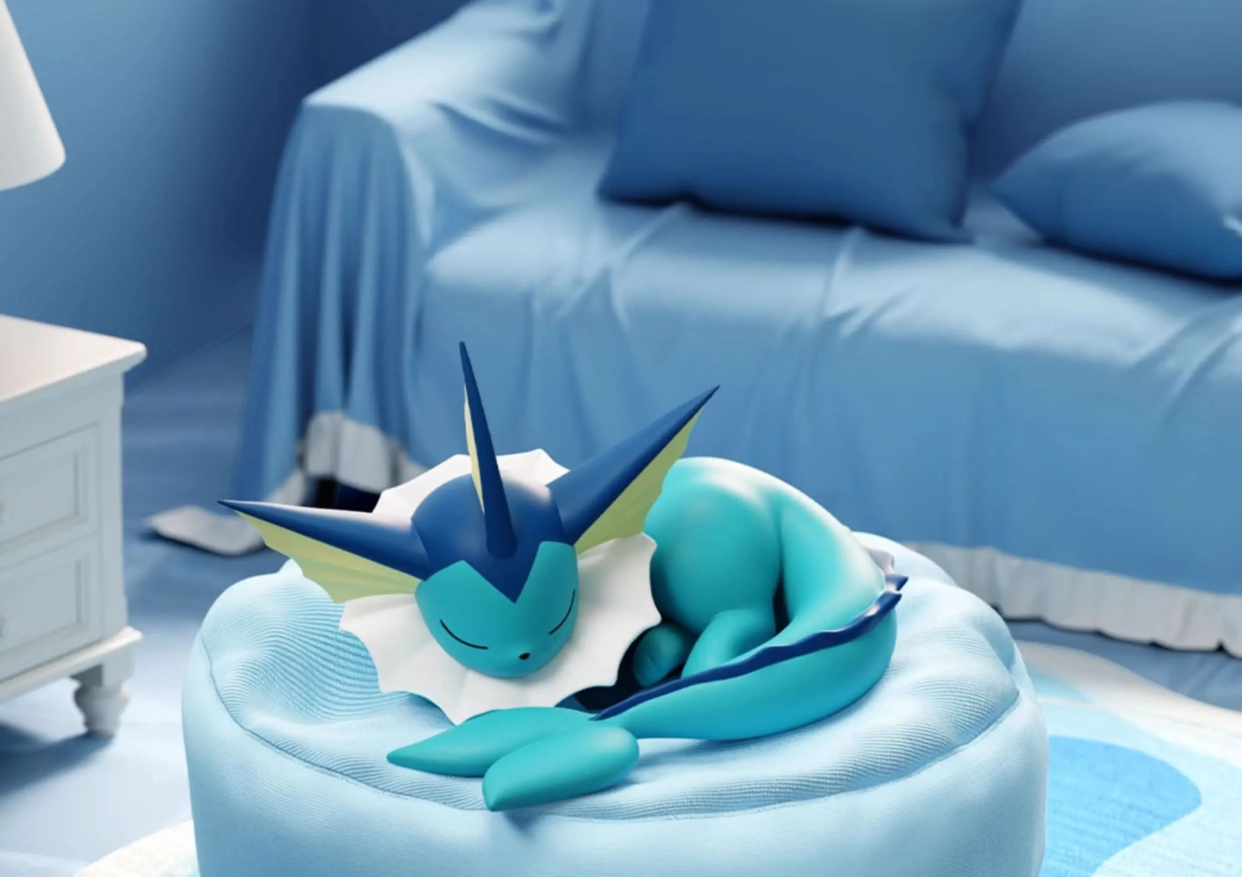Hot Sale Pkm Eevee Sleeping Position Series Blind Box Sylveon Umbreon Flareon Jolteon Anime Desktop Decoration Model Toy Gift