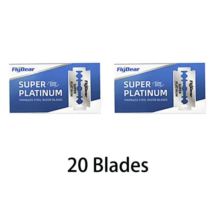 10/50/100Pcs Stainless Steel Razor Blade Old-Fashioned Manual Double-Sided Razor Blade Hairdressing Barber Shop Tools
