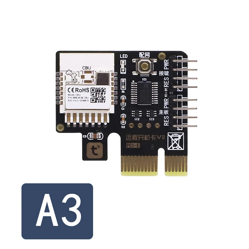 A3 Tuya Wifi PC Power Switch Desktop Computer Remote Boot Startup Card Telecommuting Mini Card Electric Accessories