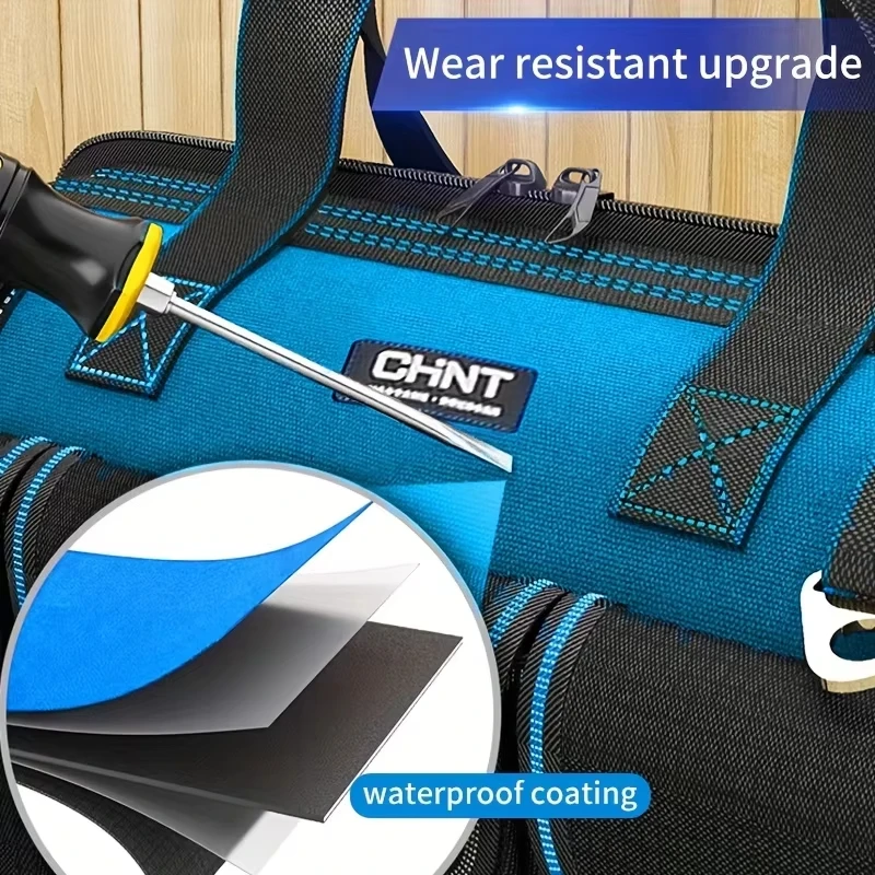Multi bag electrician storage bag, multifunctional tool kit, thickened large capacity, waterproof and wear-resistant