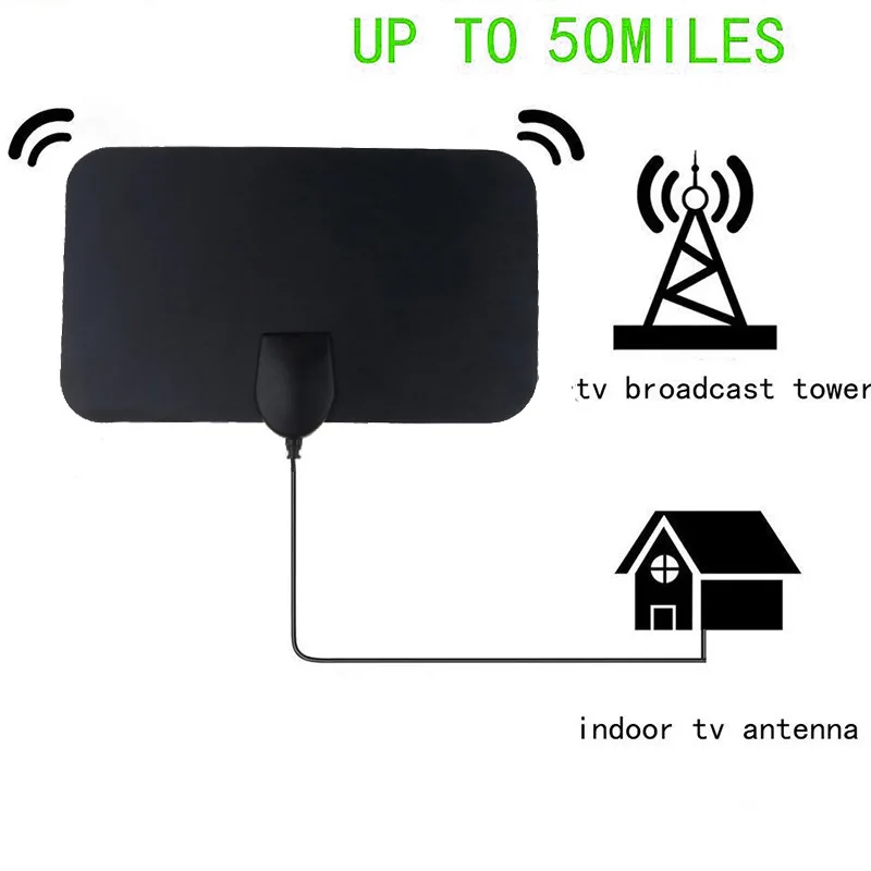Indoor Digita 4K TV Antenna For Digital TV 1080P 4000 Mile HD Booster For RV Outdoor Car Antenna Indoor Smart TV Signal Receiver