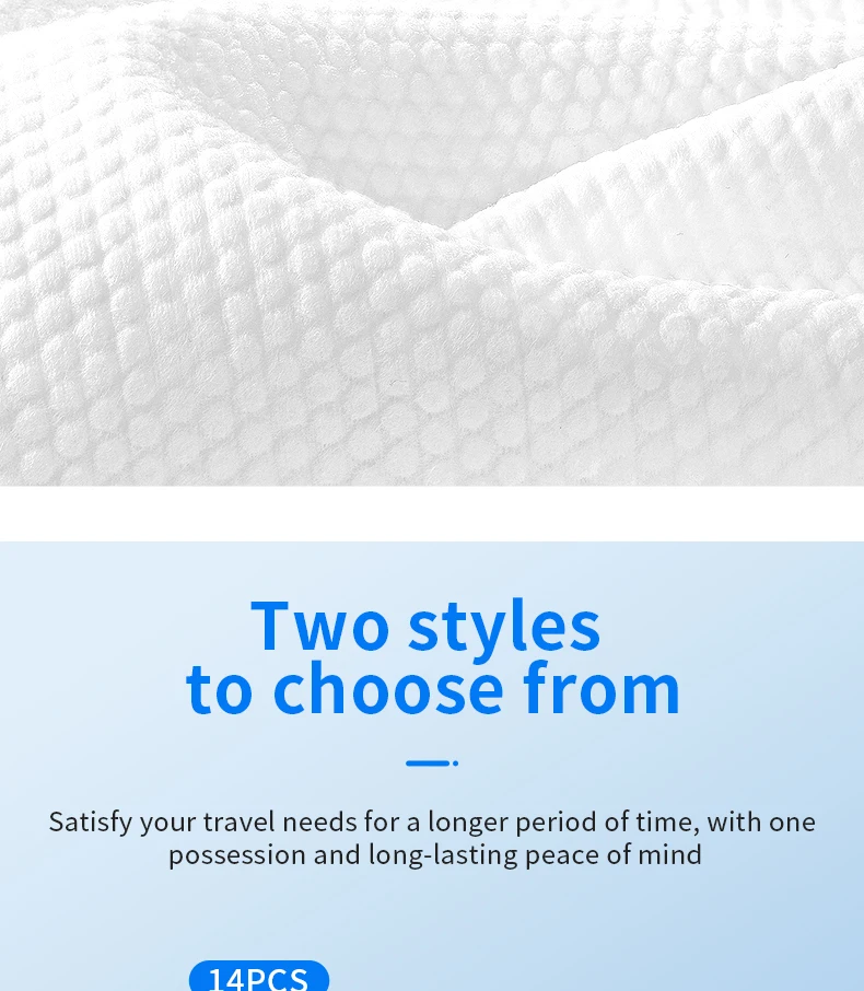 7/14pcs Disposable Portable Travel Towels Thickened Compressed Face Cleansing Beauty Square Washcloths for On-the-Go Hygiene