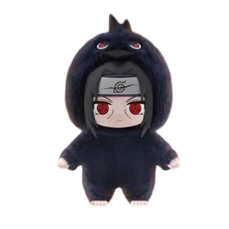 Bandai EAKI Naruto Blind Box Shippuden Party Series Uzumaki Stuffed Plush Bag Pendant Ornament Doll Toy Collection Birthday Gift