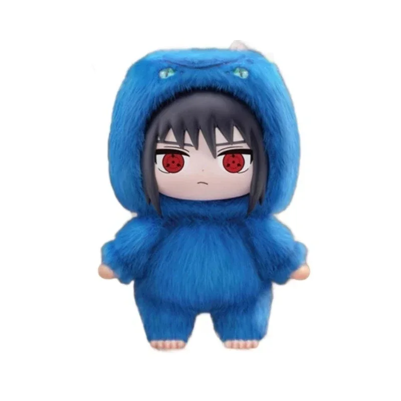 Bandai EAKI Naruto Blind Box Shippuden Party Series Uzumaki Stuffed Plush Bag Pendant Ornament Doll Toy Collection Birthday Gift
