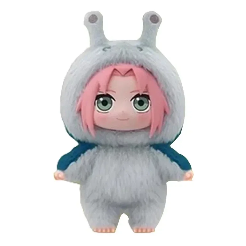Bandai EAKI Naruto Blind Box Shippuden Party Series Uzumaki Stuffed Plush Bag Pendant Ornament Doll Toy Collection Birthday Gift