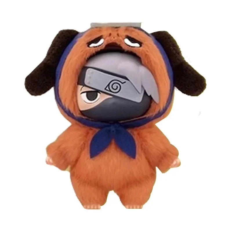 Bandai EAKI Naruto Blind Box Shippuden Party Series Uzumaki Stuffed Plush Bag Pendant Ornament Doll Toy Collection Birthday Gift