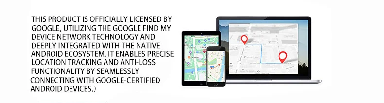1/2/3/4pcs Android Mini Car Locator Anti-lost Google Find My Wallet Keychain Smart Tag Bluetooth Tracker Key Item Finder Positi