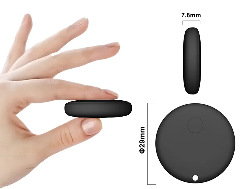 1/2/3/4pcs Android Mini Car Locator Anti-lost Google Find My Wallet Keychain Smart Tag Bluetooth Tracker Key Item Finder Positi