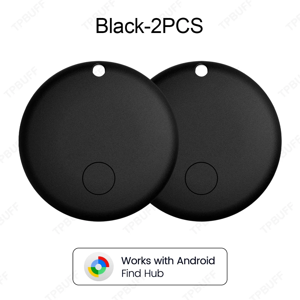 1/2/3/4pcs Android Mini Car Locator Anti-lost Google Find My Wallet Keychain Smart Tag Bluetooth Tracker Key Item Finder Positi